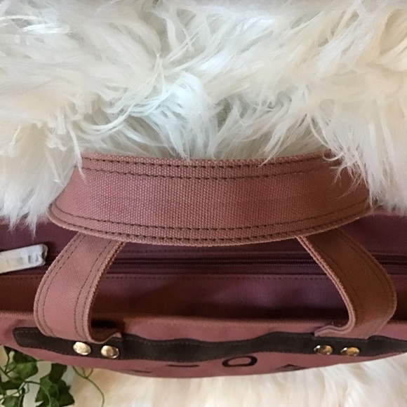Marc Jacobs Mauve Canvas Tote Bag NEW - Picture 8 of 10
